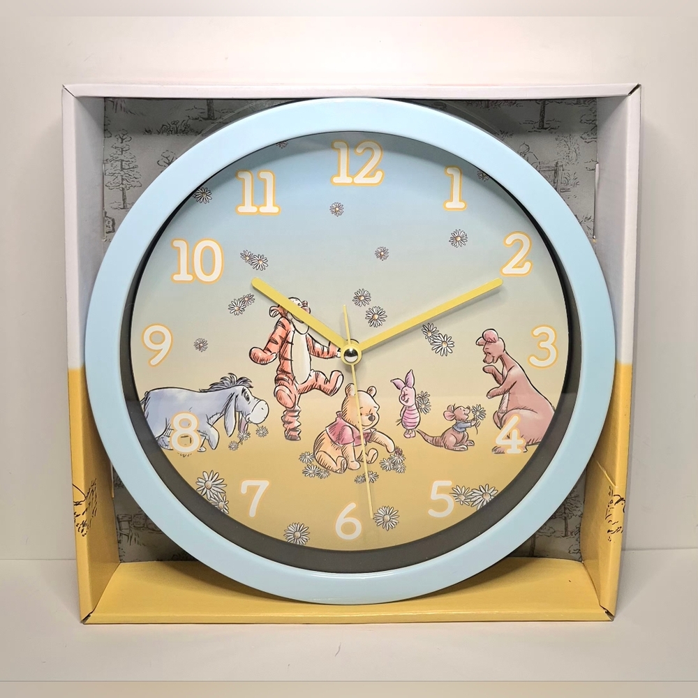 Winnie The Pooh 10" Analog Wall Clock Disney 95 Year Celebration